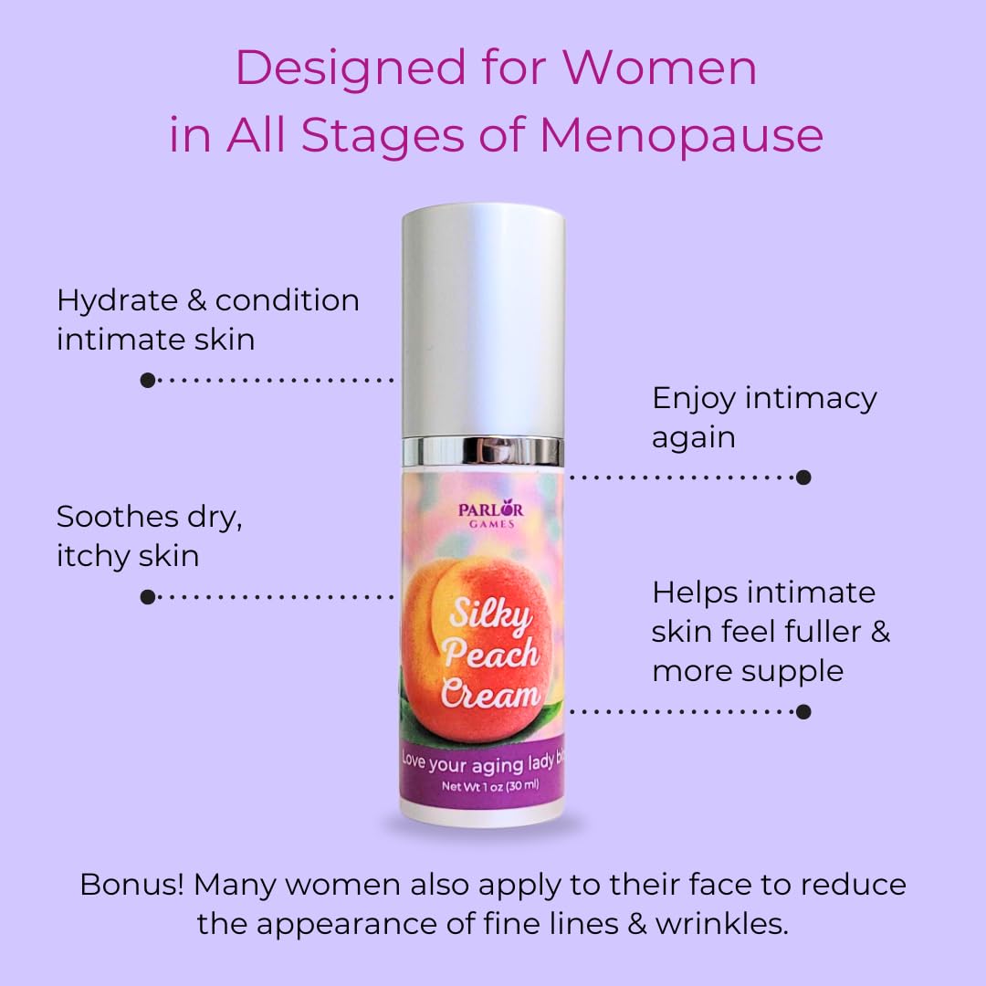 Parlor Games Silky Peach Cream Bioidentical Estriol Cream for Women